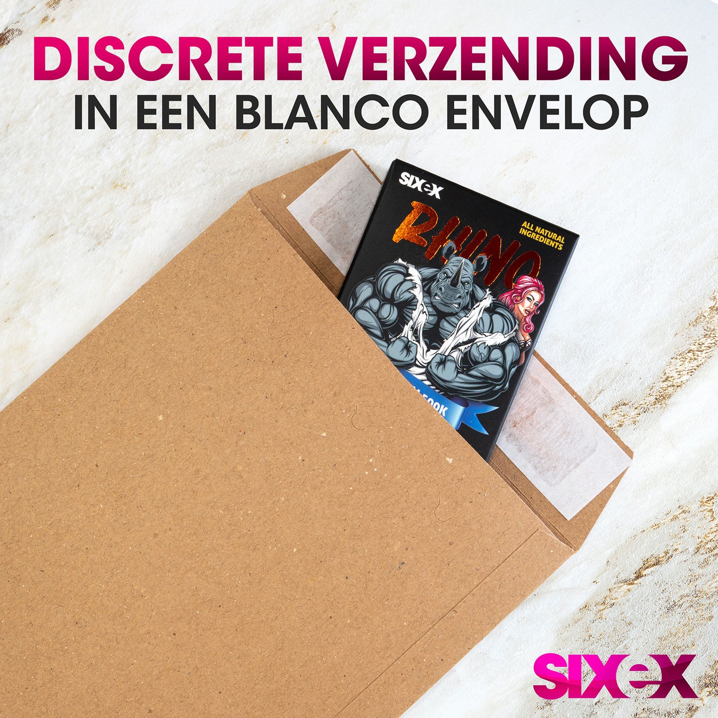 Sixex - Rhino - 10 Stuks - Blauw