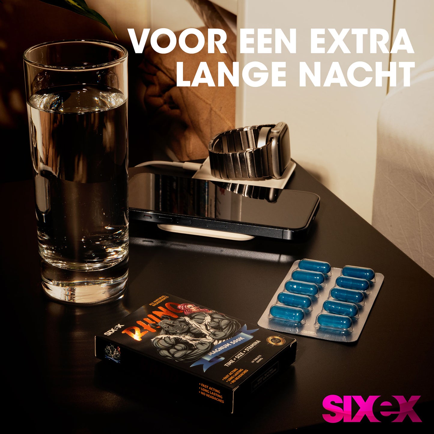 Sixex - Rhino - 10 Stuks - Blauw