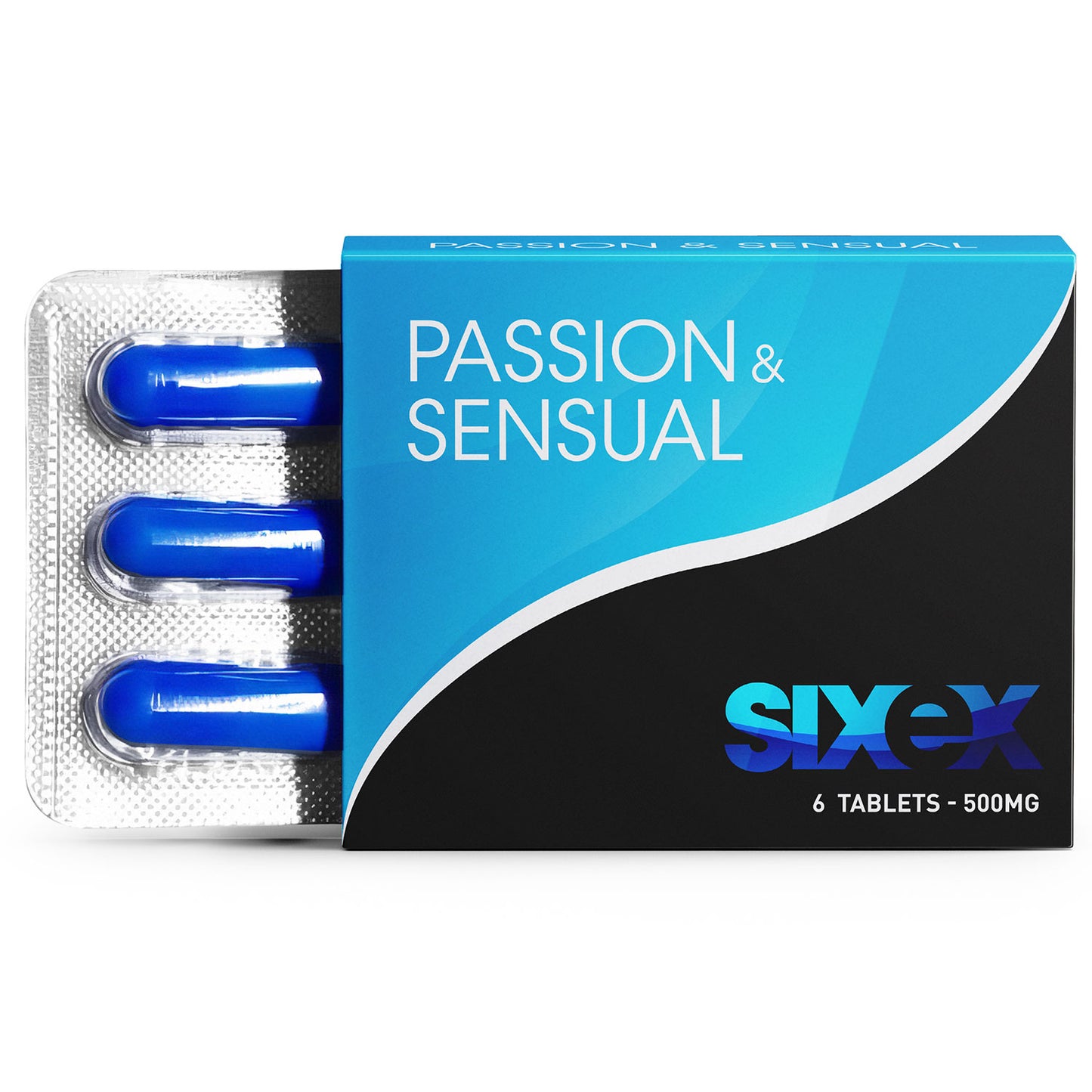 Sixex - Passie &amp; Sensueel 6 Stuks - Blauw
