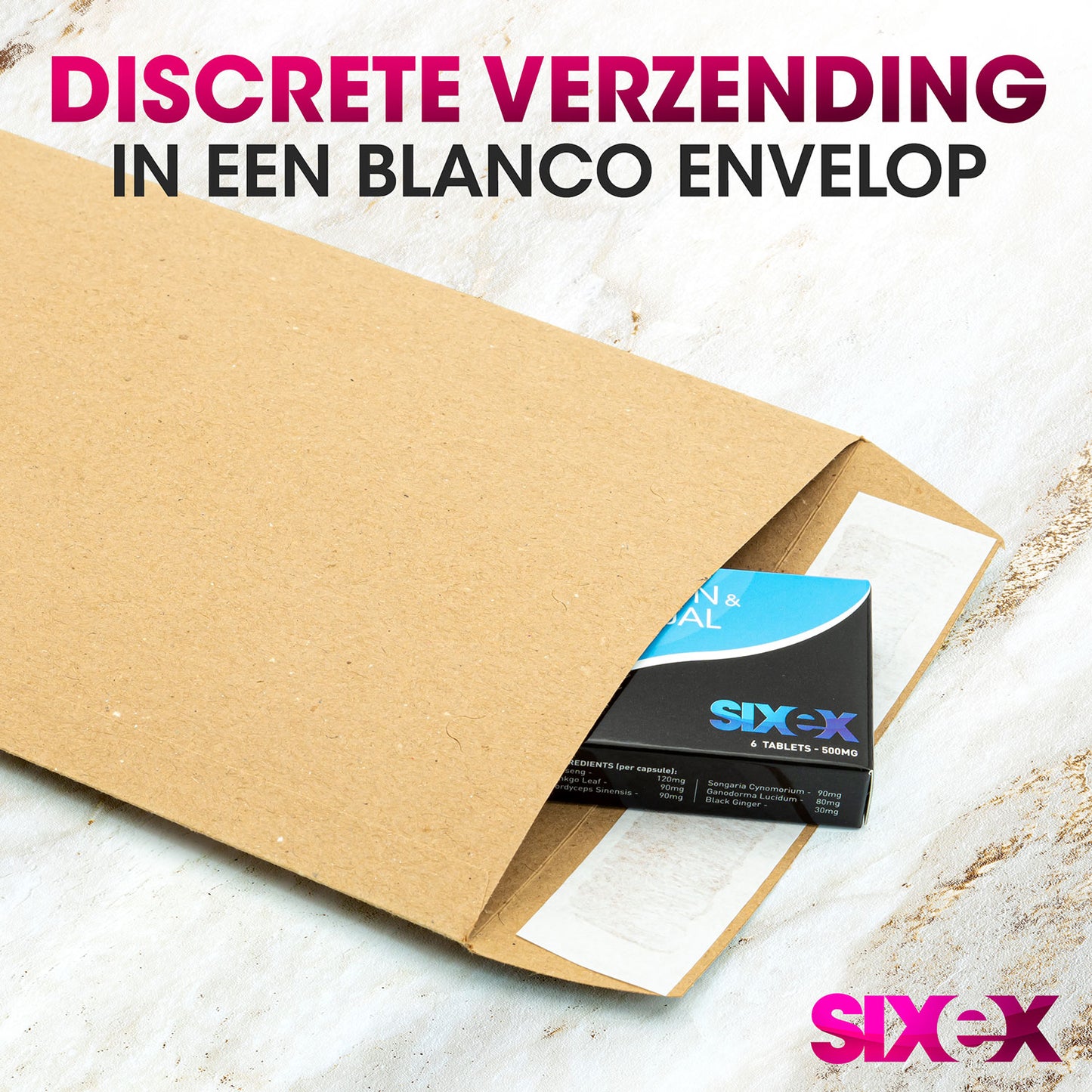 Sixex - Passie &amp; Sensueel 6 Stuks - Blauw