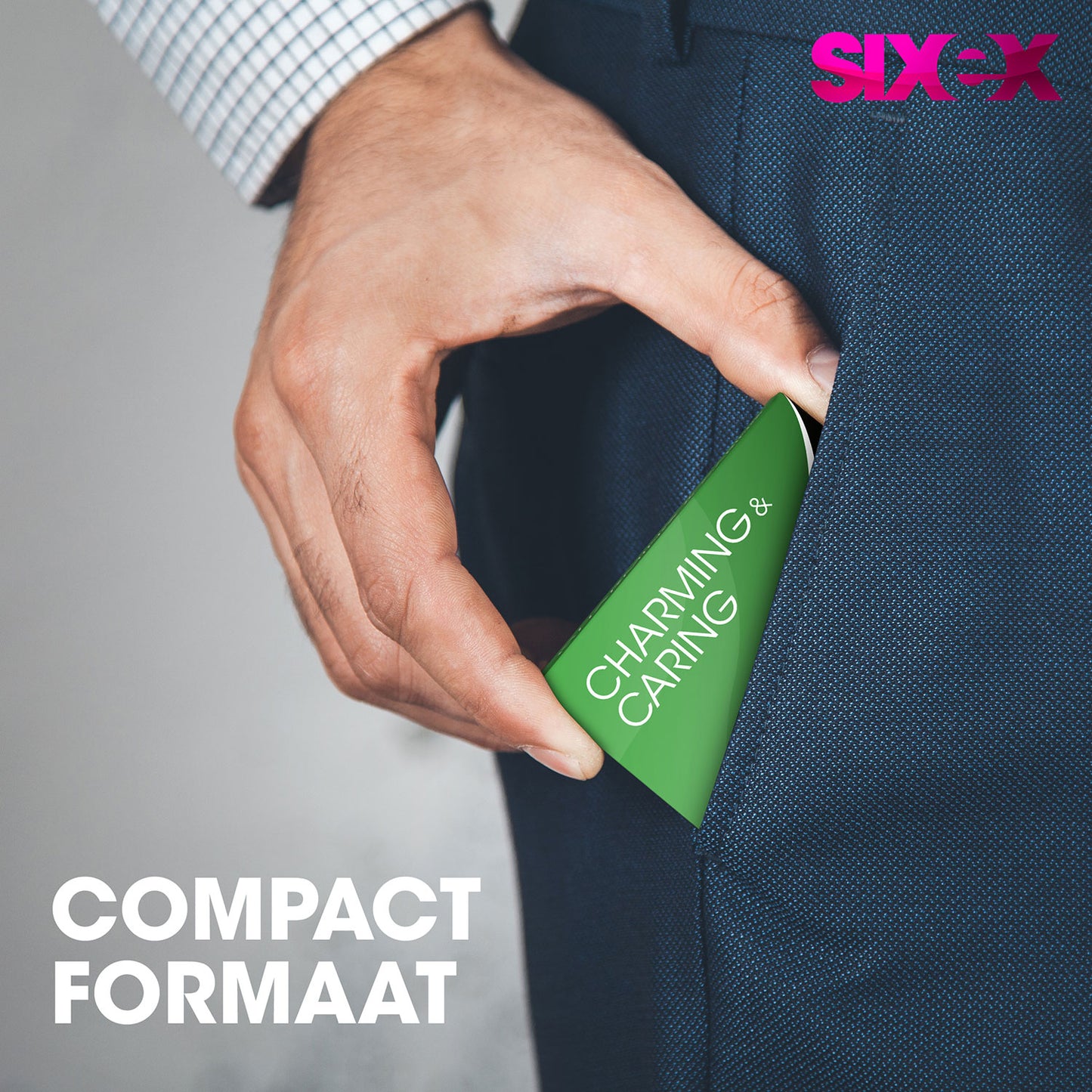 Sixex - Charmant &amp; Zorgzaam - 6 Stuks - Groen